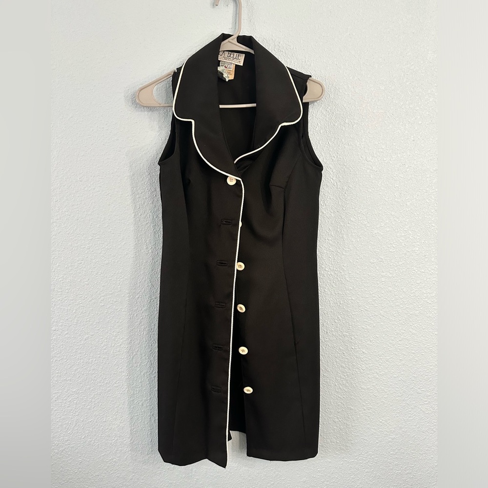 Black Tea Party Mini Dress